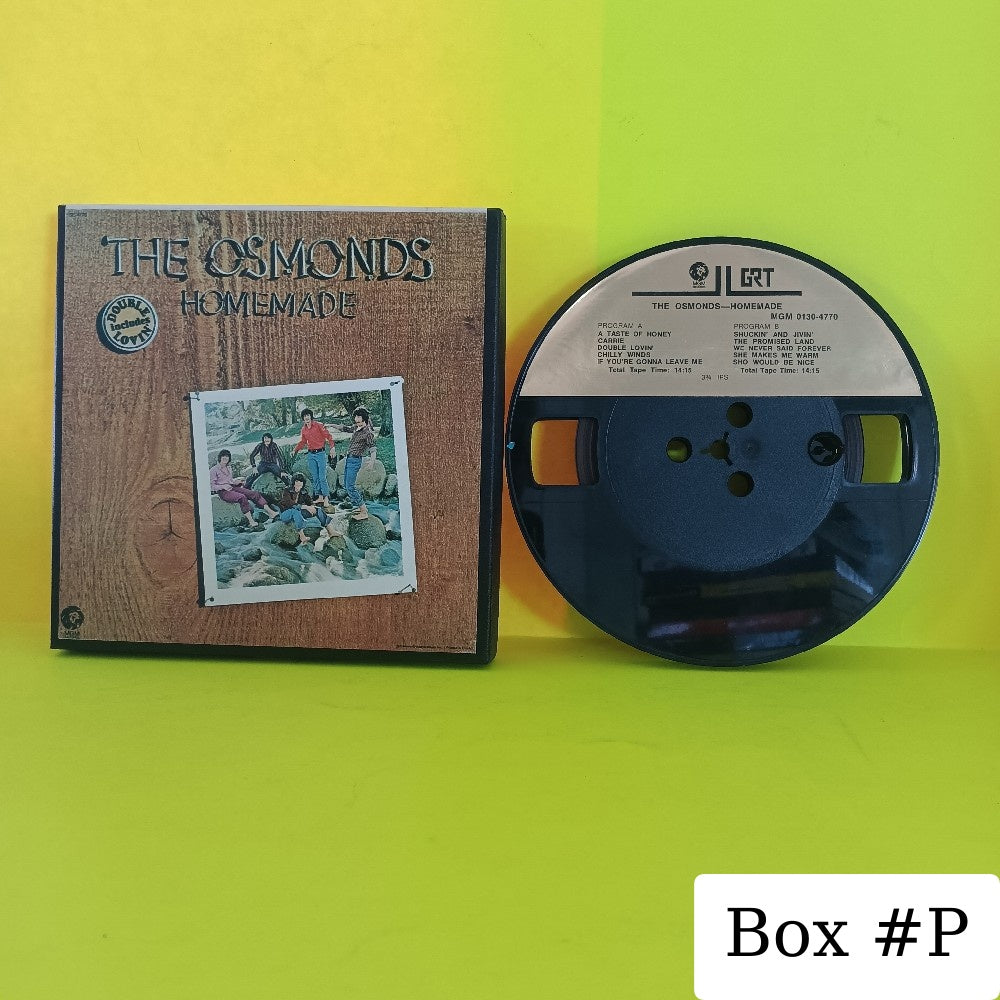 The Osmonds - Homemade 3 3/4 IPS - 1971 - 0130-4770 - Used - Reel to Reel