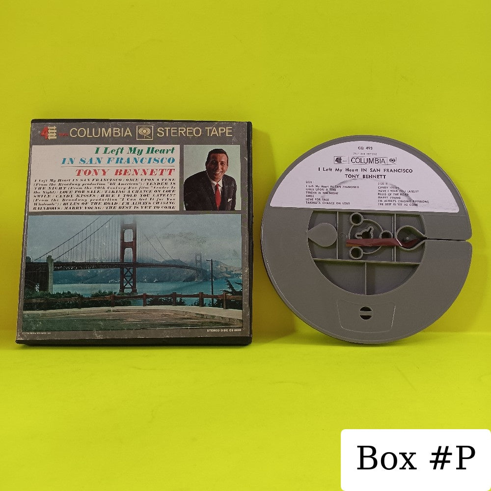 Tony Bennett  - I Left My Heart In San Francisco 7 1/2 IPS - 1962 - CQ 493 - Used - Reel to Reel