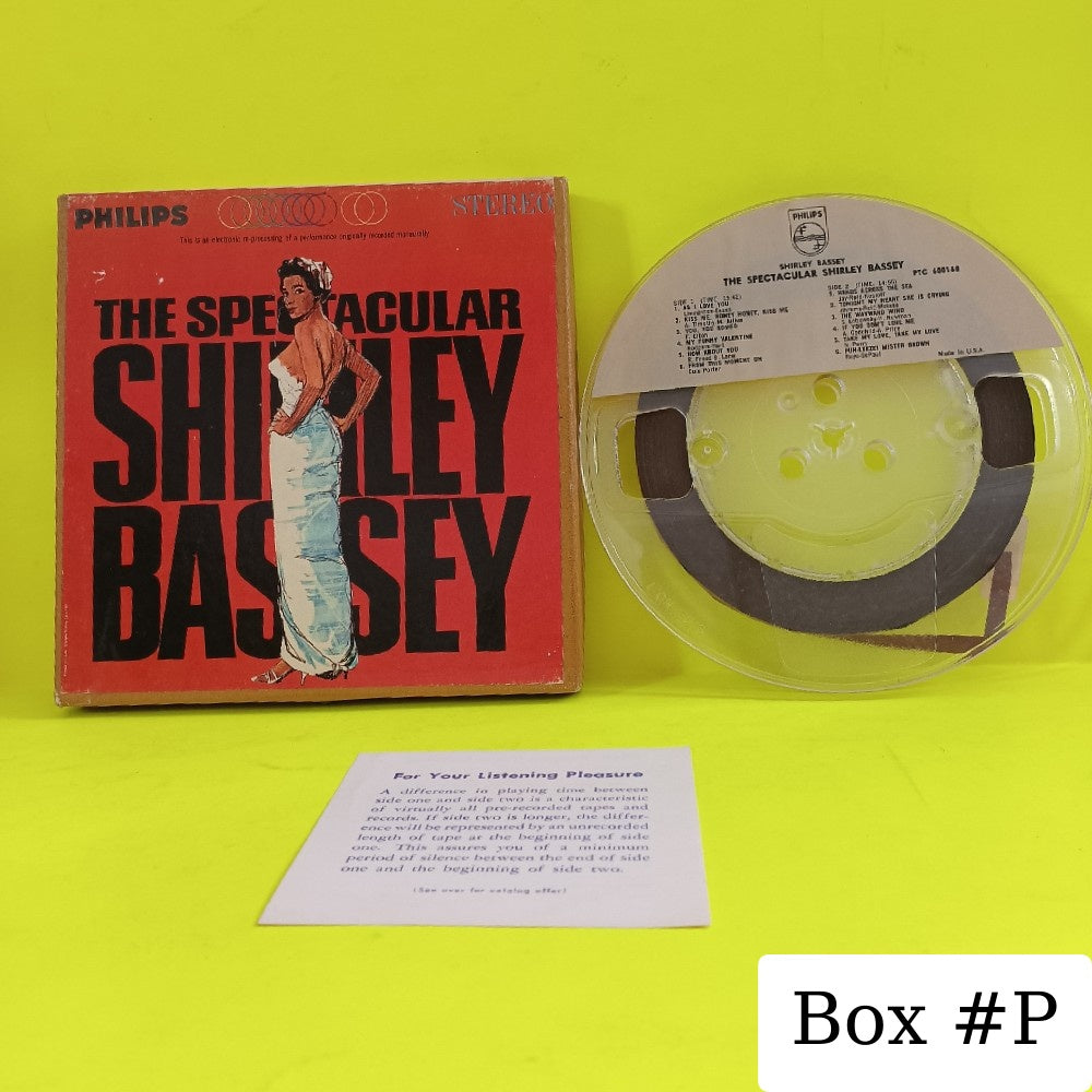 Shirley Bassey - The Spectacular Shirley 7 1/2 IPS - 1966 - PTC 600168 - Used - Reel to Reel