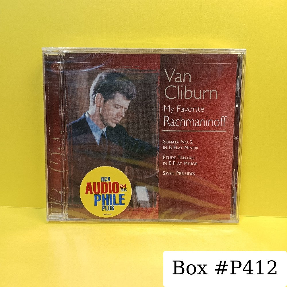 Van Cliburn - My Favorite Rachmaninoff  - 2000 - 09026-63612-2 - New - Sealed - CDs