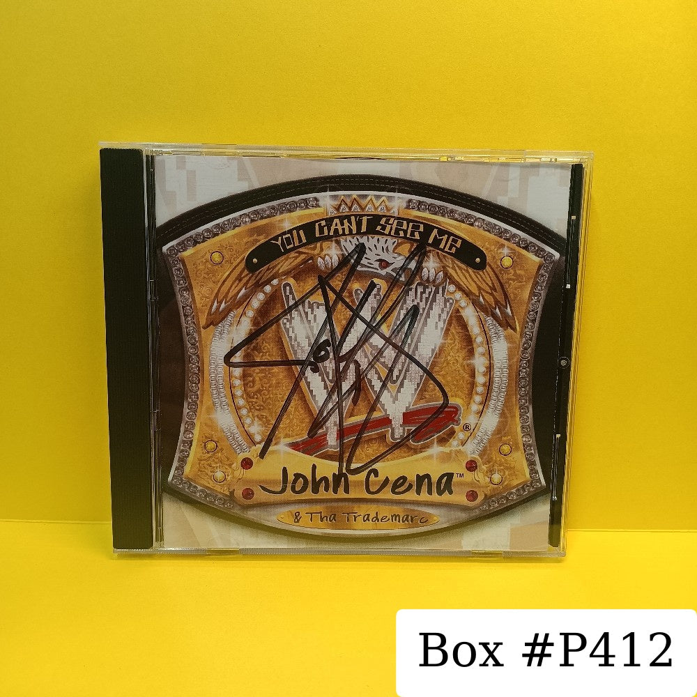 John Cena & Tha Trademarc - You Can't See Me AUTOGRAPHED - 2005 - CK 93873 - Used - VG++ - CDs