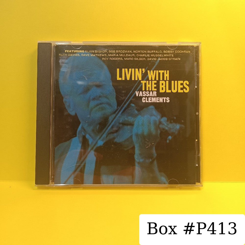 Vassar Clements - Livin' With The Blues - 2004 - ACD 58 - Used - NM - CDs