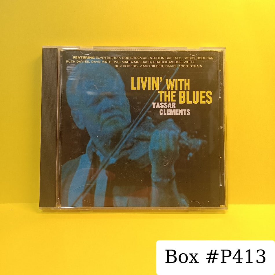 Vassar Clements - Livin' With The Blues - 2004 - ACD 58 - Used - NM - CDs