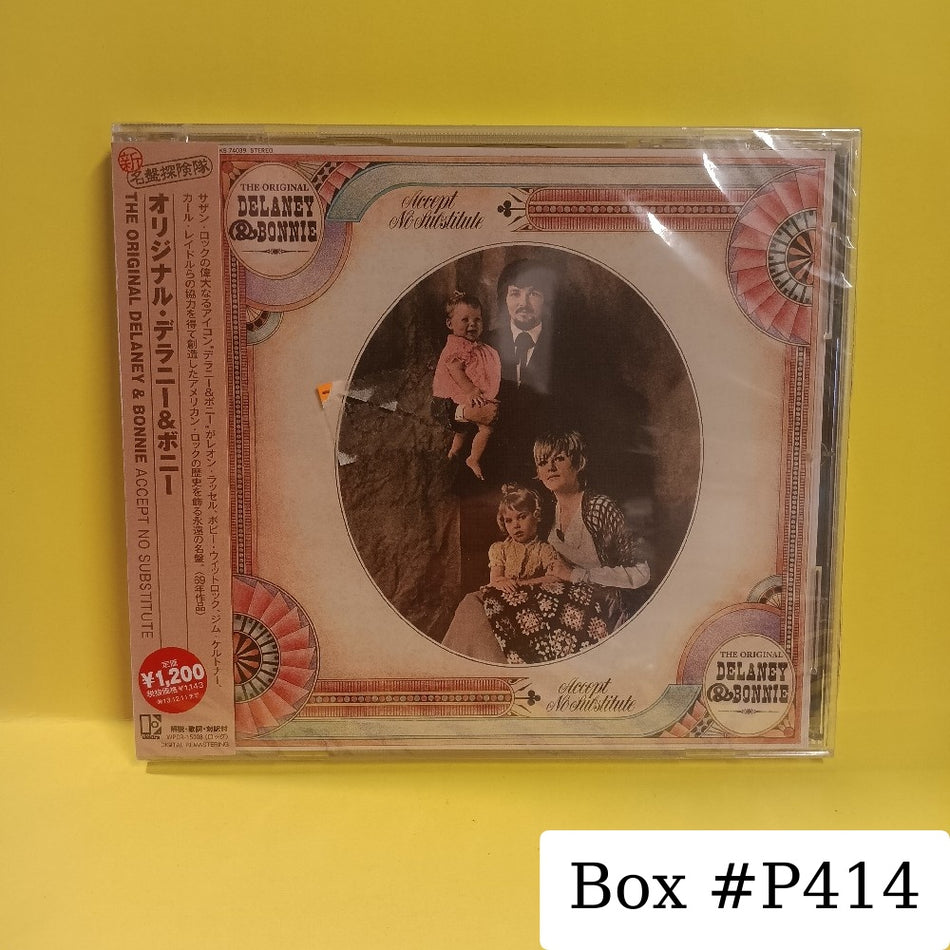 Delaney & Bonnie - Accept No Substitute JAPAN - 2013 - WPCR-15008 - New - Sealed - CDs