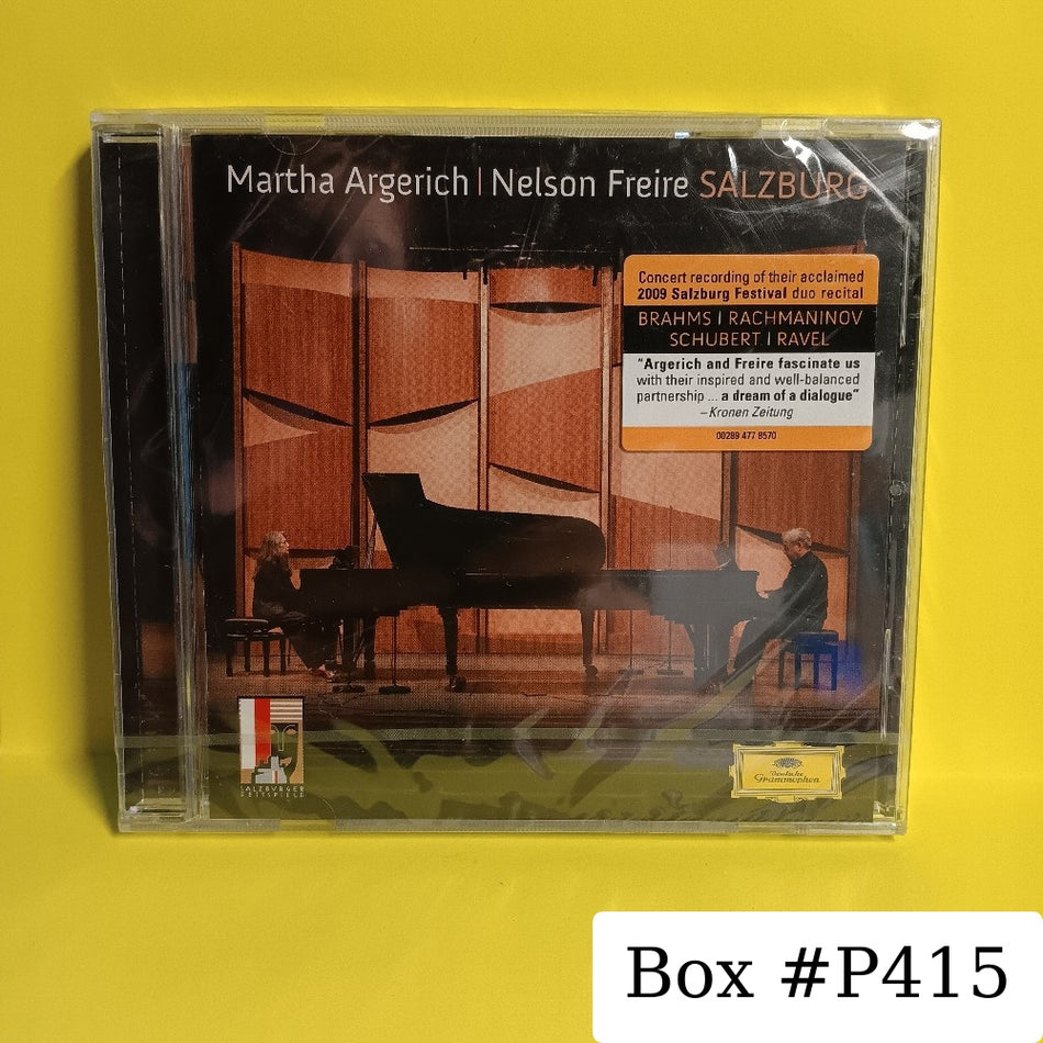 Martha Argerich Nelson Freire - Salzburg - 2009 - 477 8570 - New - Sealed - CDs