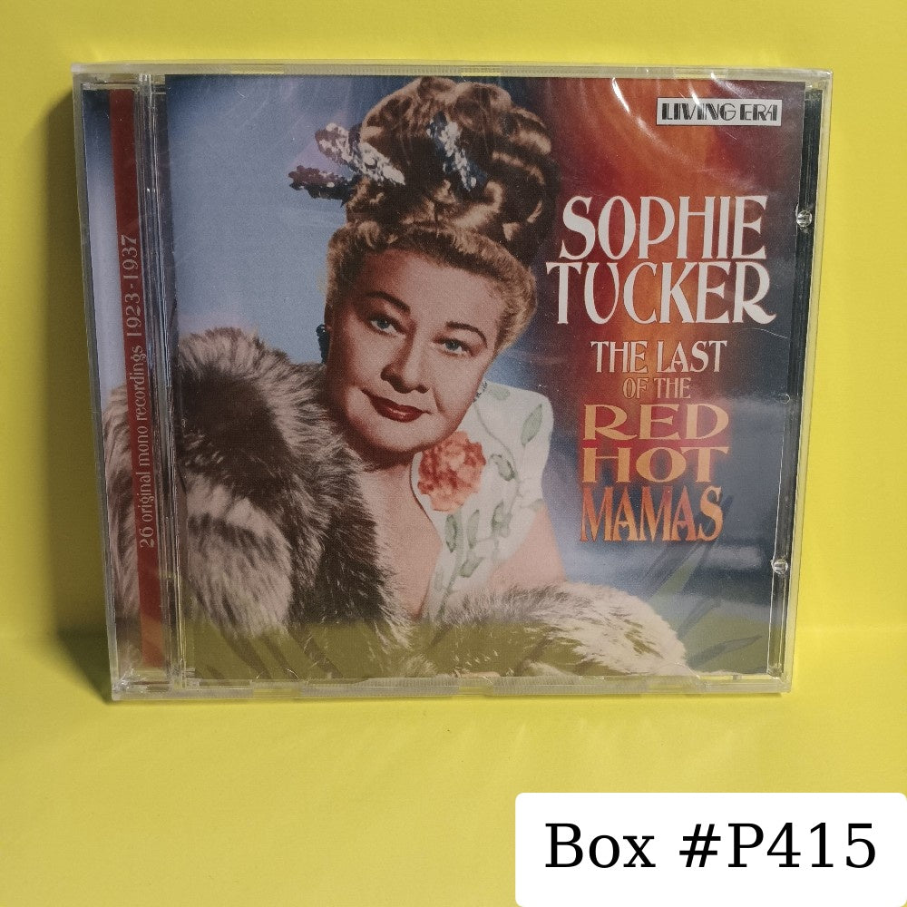 Sophie Tucker - The Last Of The Red Hot Mamas UK - 2006 - CD AJA 5611 - New - Sealed - CDs