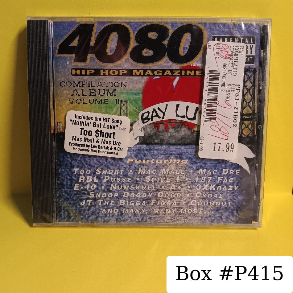 Various - 4080 Hip Hop Magazine - 1998 - 4090 - New - Sealed - CDs