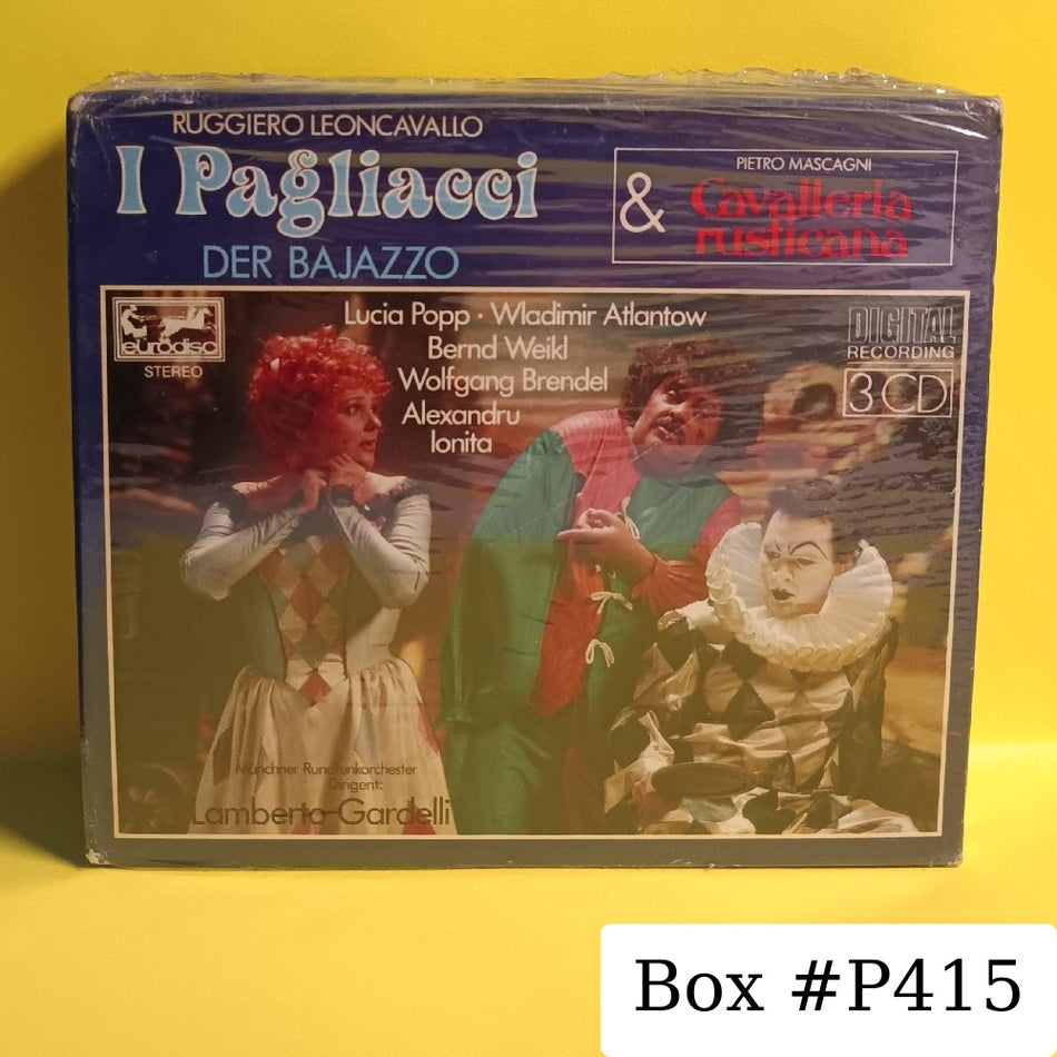 Pietro Mascagni / Ruggiero Leoncavallo - Cavalleria Rusticana & I Pagliacci Box Set - 1984 - 610 173-233 - New - Sealed - CDs