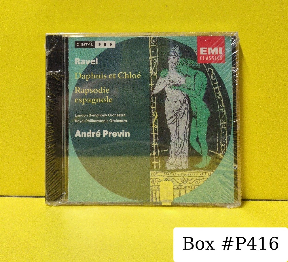 Maurice Ravel, London Symphony Chorus, London Symphony Orchestra, Royal Philharmonic Orchestra, André Previn - Daphnis Et Chloé - 1991 - CDD 7 63887 2 - New - Sealed - CDs - European Import