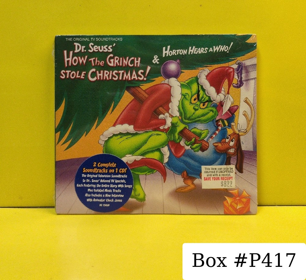 Dr. Seuss - Dr. Seuss' How The Grinch Stole Christmas! & Horton Hears A Who! - 1999 - R2 75969 - New - Sealed - CDs