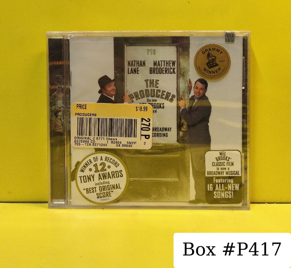 Mel Brooks, Nathan Lane, Matthew Broderick - The Producers - 2001 - SK 89646 - New - Sealed - CDs