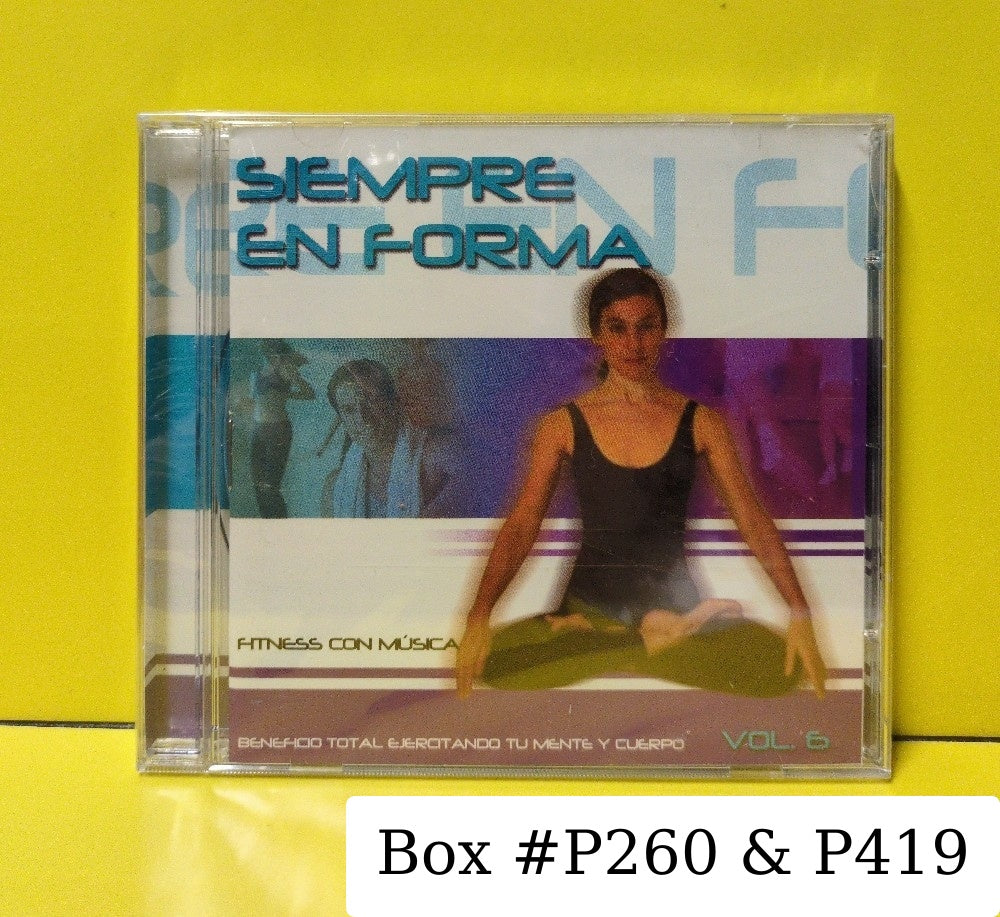 Levantis - Siempre En Forma Vol. 6: Yoga - 2003 - SDM 27478 - New - Sealed - CDs - Mexican Import