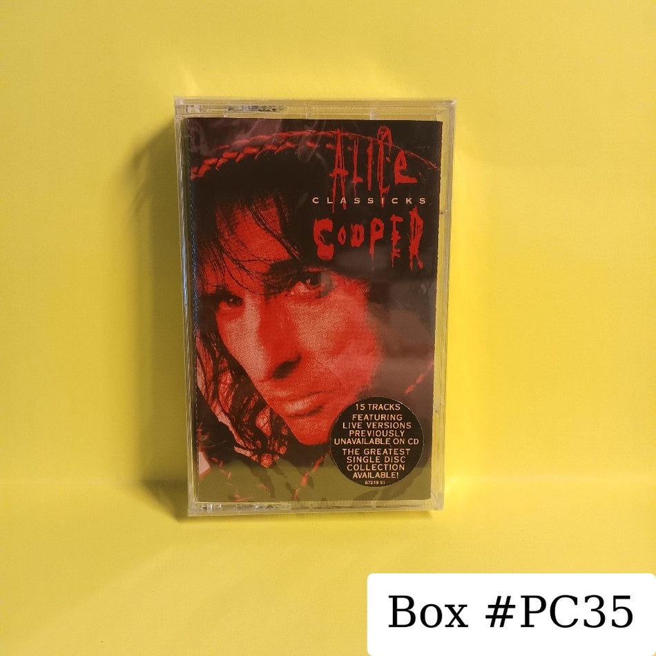Alice Cooper - Classicks - 1995 - ET 67219 - New - Sealed - Cassettes