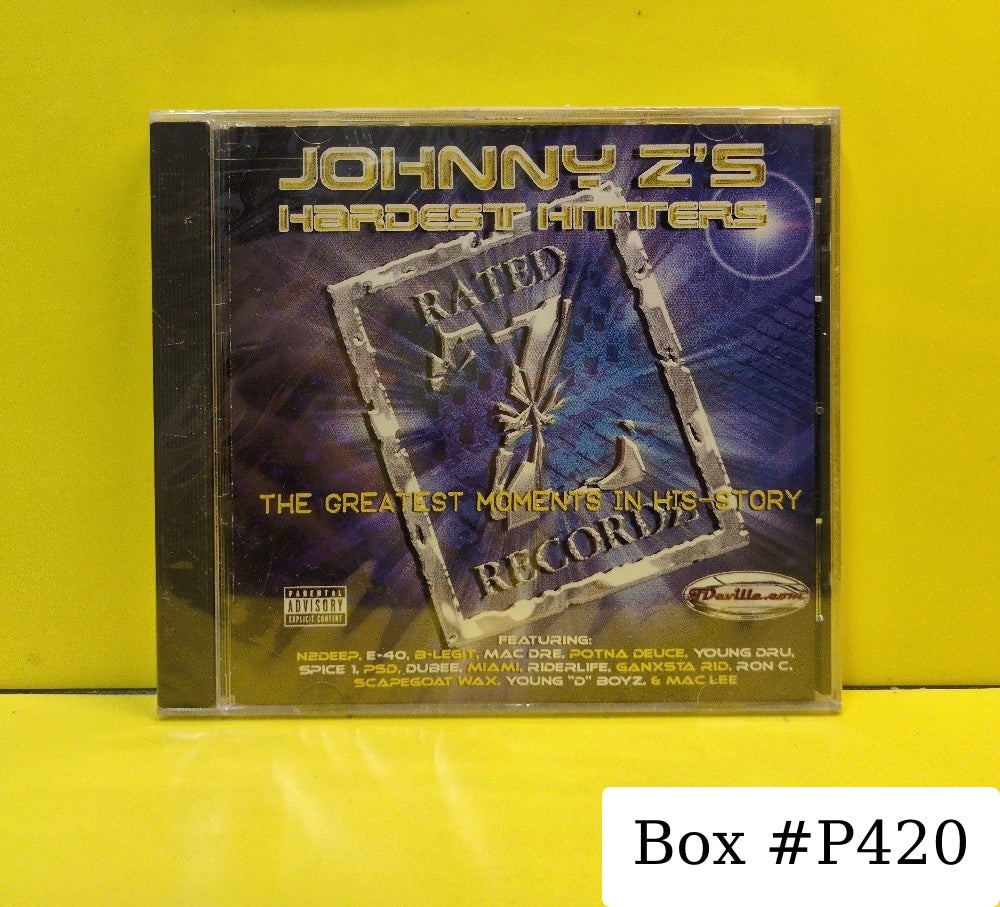 Various - Johnny Z's Hardest Hitters - 2002 - New - Sealed - CDs