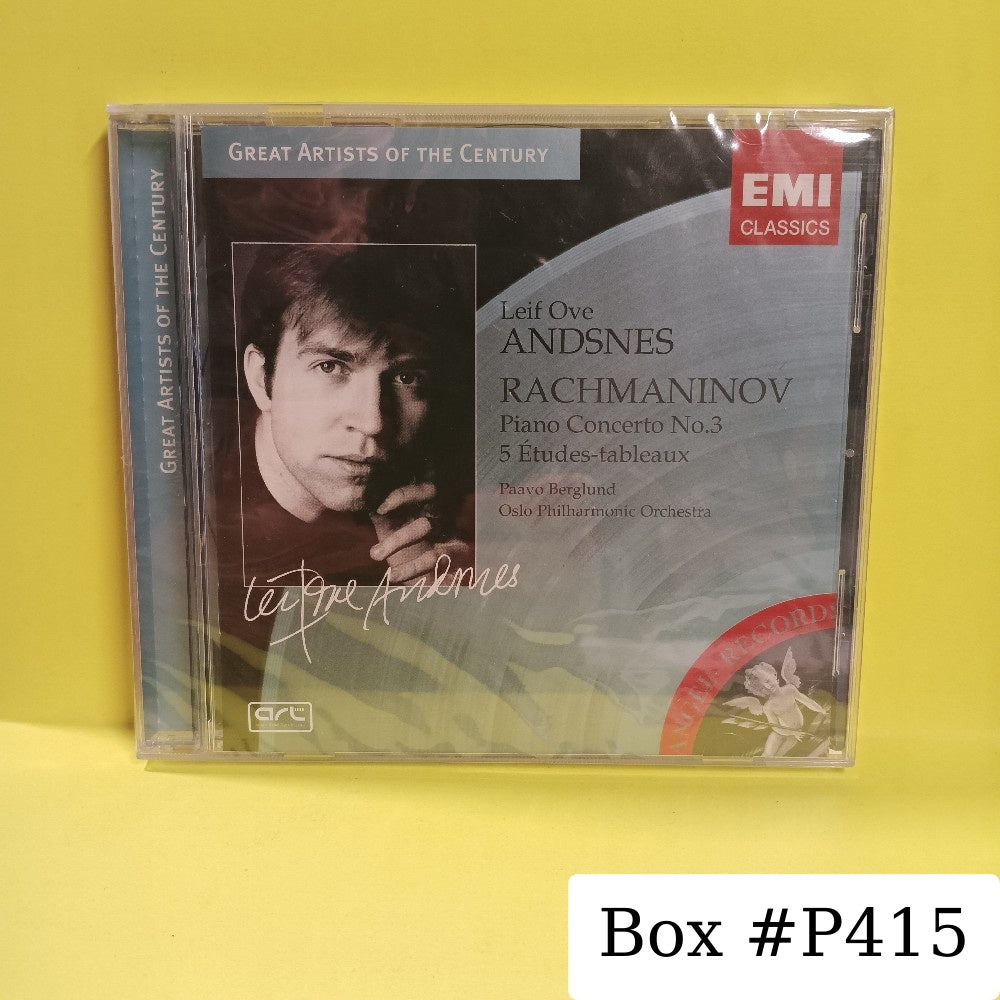 Leif Ove Andsnes - Rachmaninoff: Piano Concerto No. 3 / 5 Ètudes-tableaux - 2004 - 7243 5 62838 2 4 - New - Sealed - CDs