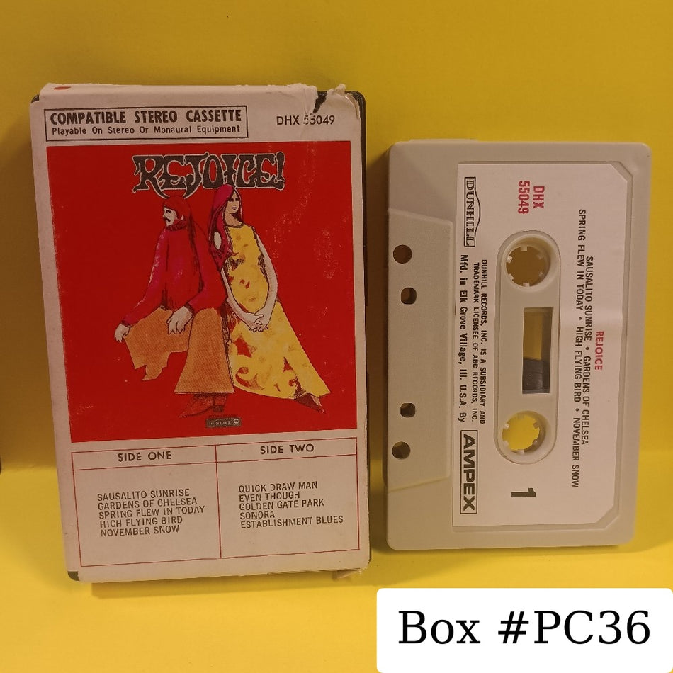 Rejoice! - Rejoice / Self Titled CLAM SHELL CASE - 1968 - DHX 55049 - Used - VG++ - Cassettes