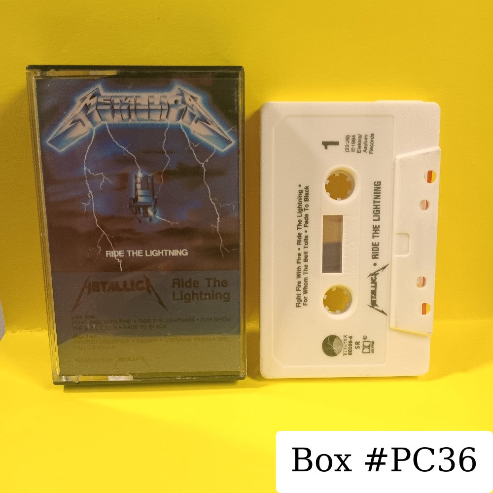 Metallica - Ride The Lightning - 1984 - 9 60396-4 - Used - EX - Cassettes