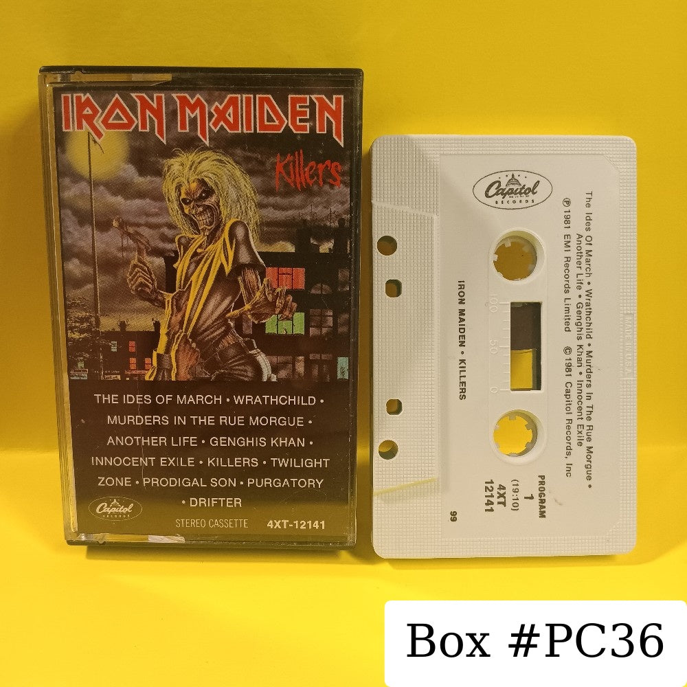 Iron Maiden - Killers - 1981 - 4XT-12141 - Used - EX - Cassettes