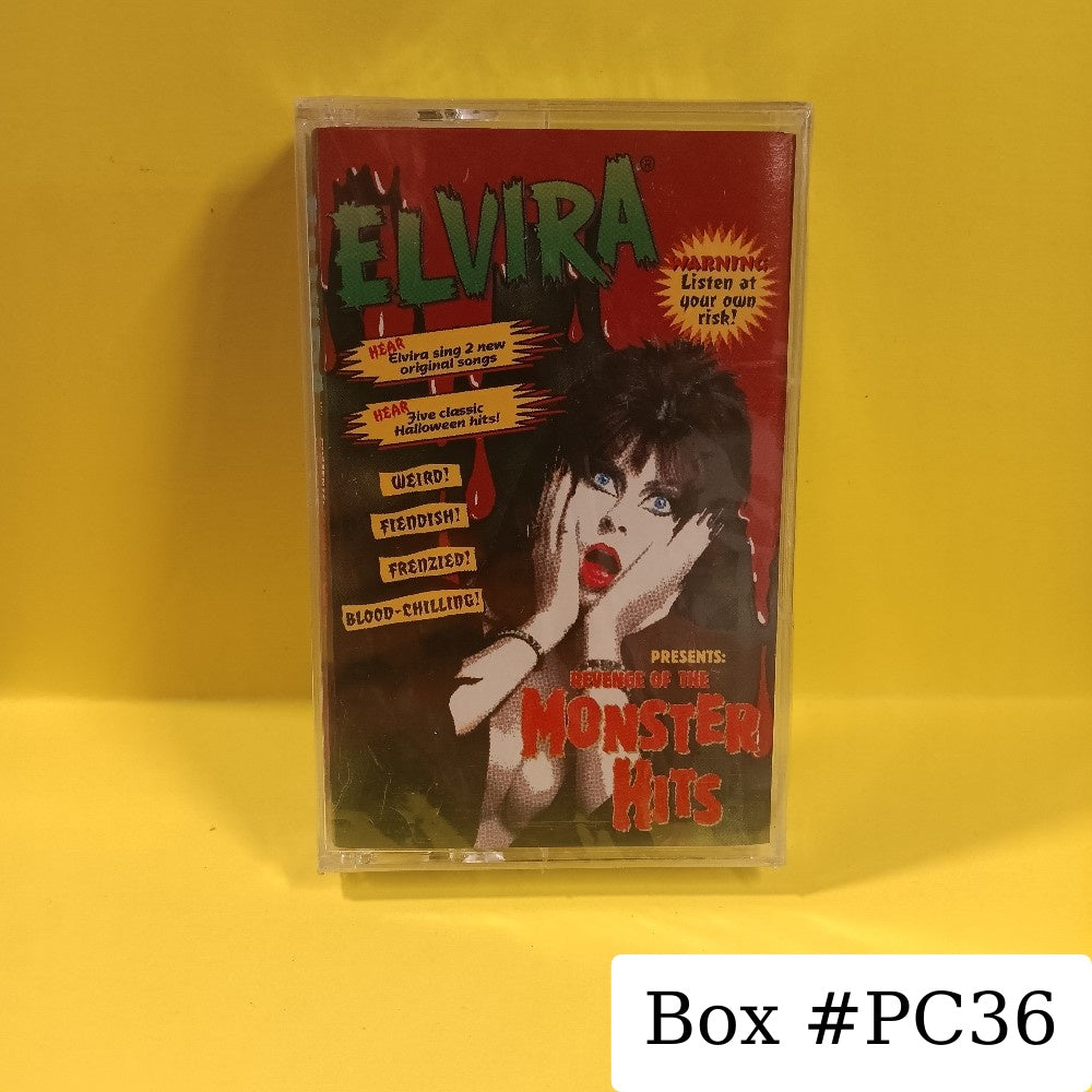 Elvira - Revenge Of The Monster Hits - 1995 - R4 72179 - New - Sealed - Cassettes