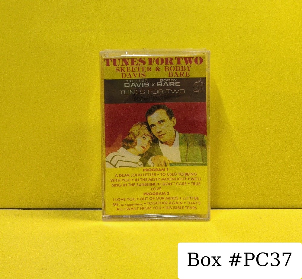 Skeeter Davis & Bobby Bare - Tunes For Two - CASS 3336 - New - Sealed - Cassettes - Barbados Import