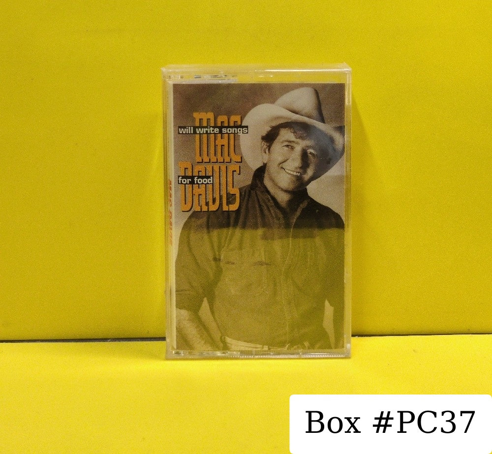 Mac Davis - Will Write Songs For Food - 1994 - CT64444 - New - Sealed - Cassettes