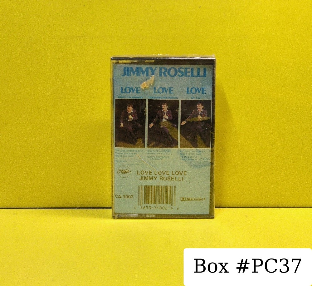Jimmy Roselli - Love Love Love - CA-1002 - New - Sealed - Cassettes