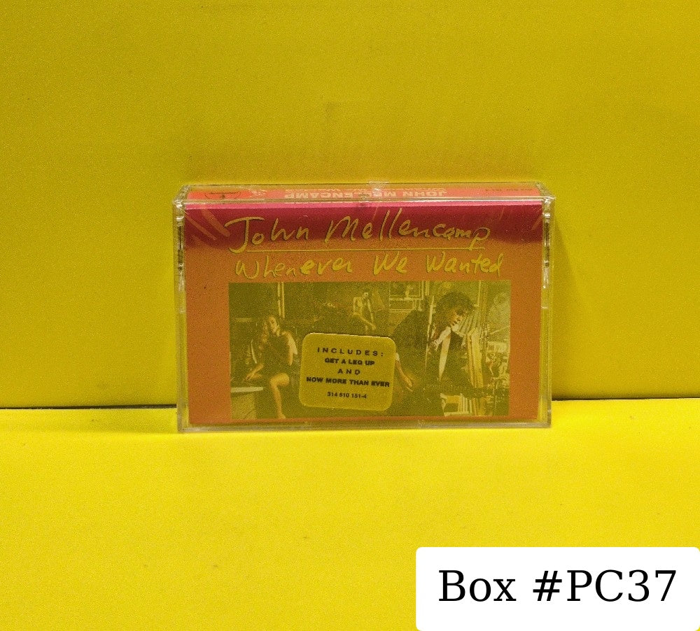 John Cougar Mellencamp - Whenever We Wanted - 1991 - 314 510 151-4 - New - Sealed - Cassettes