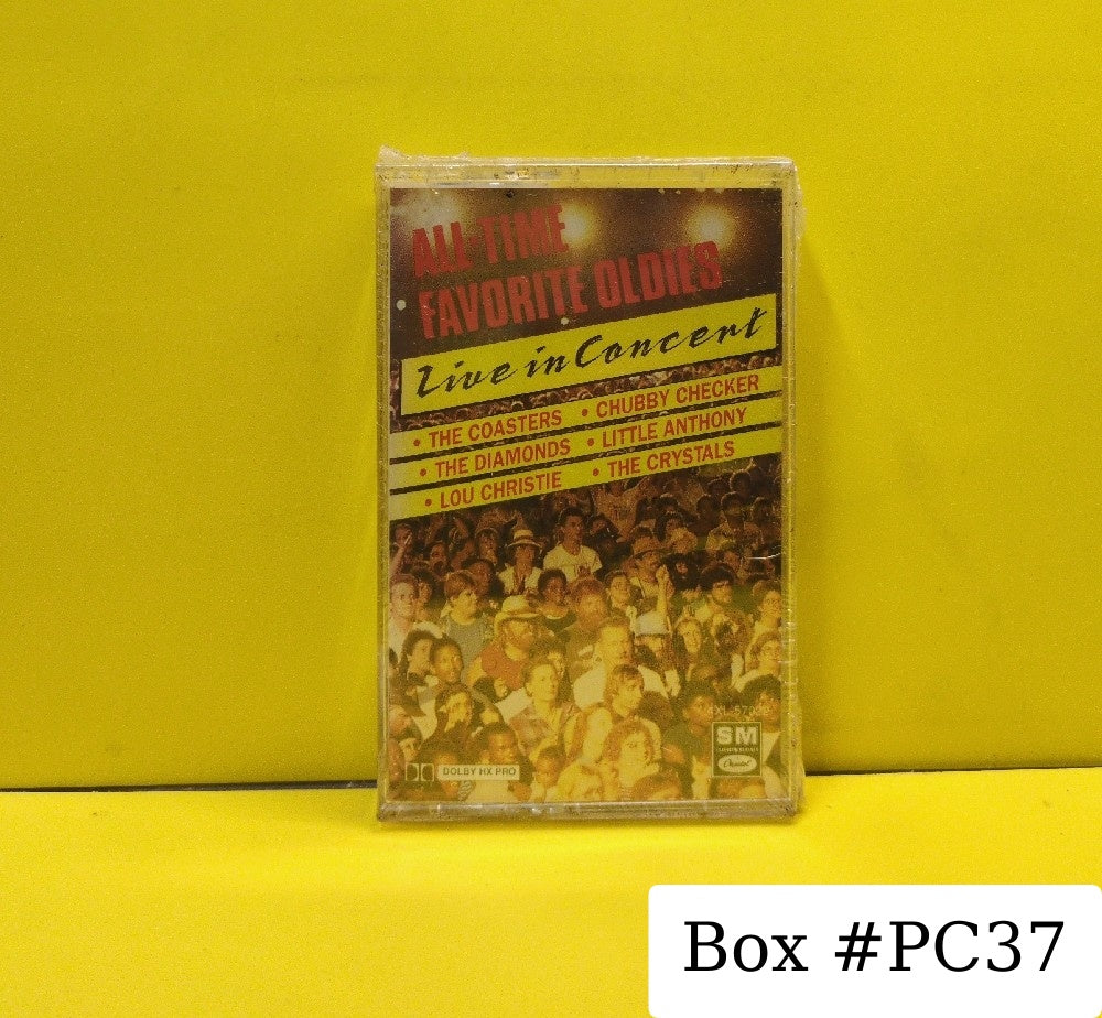 Various - All-Time Favorite Oldies Live In Concert - 1988 - 4XL-57022 - New - Sealed - Cassettes