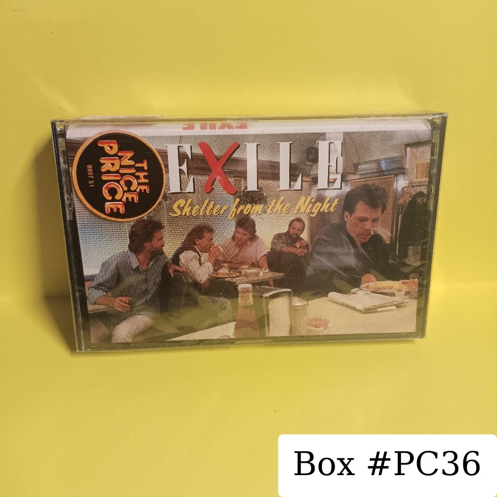 Exile  - Shelter From The Night - 1987 - FET 40901 - New - Sealed - Cassettes