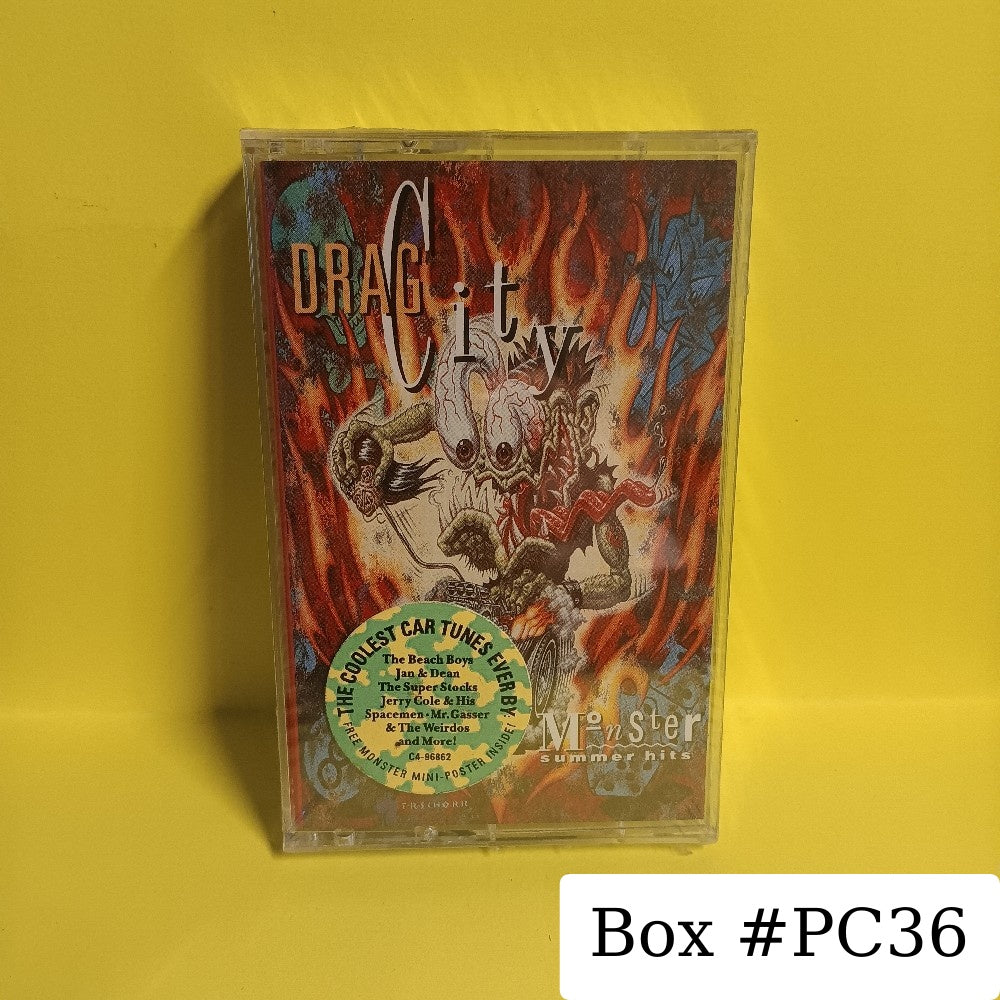 Various - Monster Summer Hits Drag City - 1991 - C4-96862 - New - Sealed - Cassettes