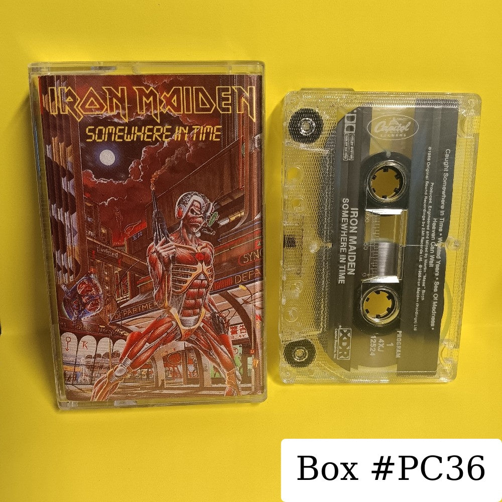 Iron Maiden - Somewhere In Time - 1986 - 4XJ-12524 - Used - EX - Cassettes