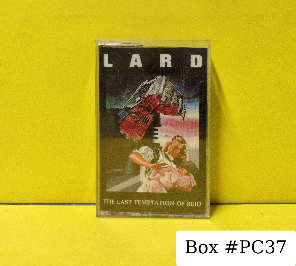 Lard - The Last Temptation Of Reid - 1990 - VIRUS 84C - Used - EX - Cassettes - Clear Tape Shell