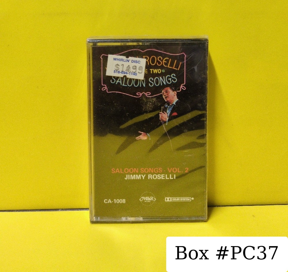 Jimmy Roselli - Saloon Songs Vol. 2 - 1978 - CA-1008 - New - Sealed - Cassettes - Reissue - White Tape Shell