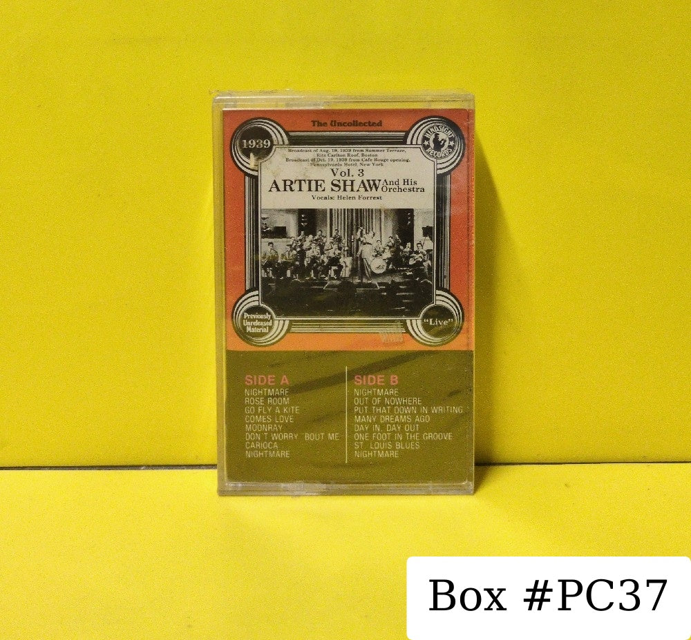 Artie Shaw And His Orchestra - The Uncollected Artie Shaw, Vol. 3, 1939 - 1980 - HSR-148 - New - Sealed - Cassettes