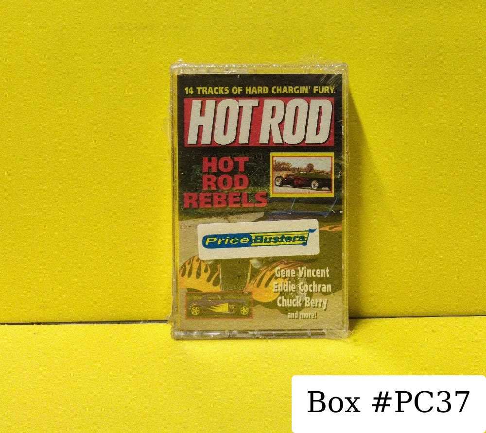 Various - Hot Rod Rebels - 1997 - 7243-8-53319-4-7 - New - Sealed - Cassettes - Clear Yellow Tape Shell