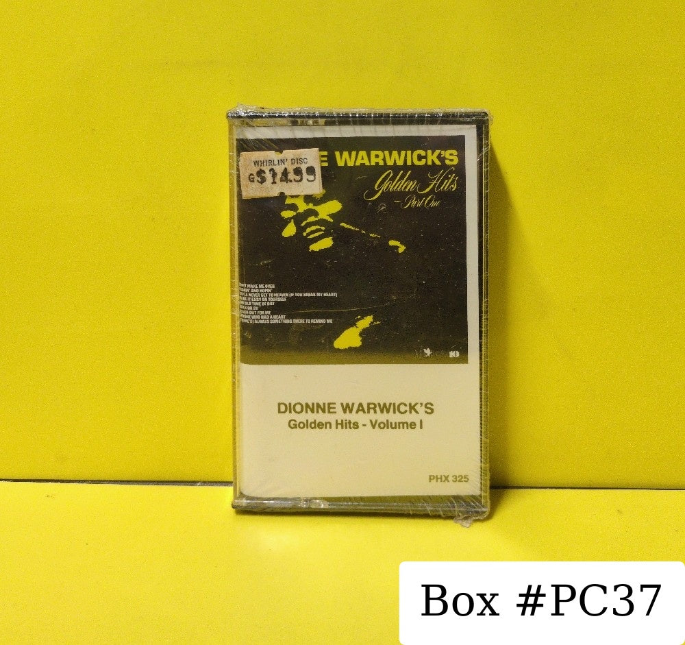 Dionne Warwick - Dionne Warwick's Golden Hits - Volume 1 - PHX 325 - New - Sealed - Cassettes
