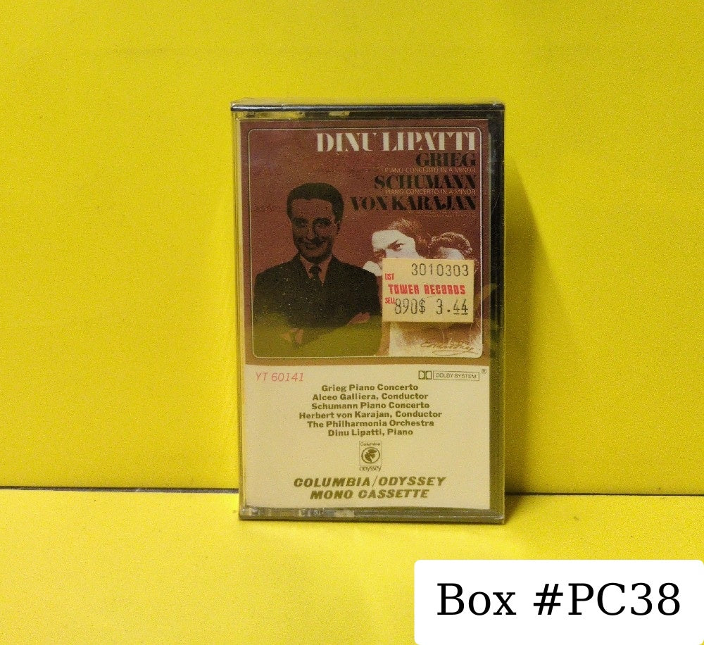Dinu Lipatti, Schumann, Grieg, Von Karajan - Piano Concertos - YT 60141 - New - Sealed - Cassettes