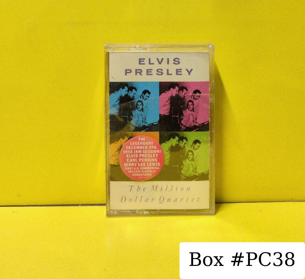 Elvis Presley, Jerry Lee Lewis, Carl Perkins - The Million Dollar Quartet - 1990 - 2023-4-R - New - Sealed - Cassettes - Remastered