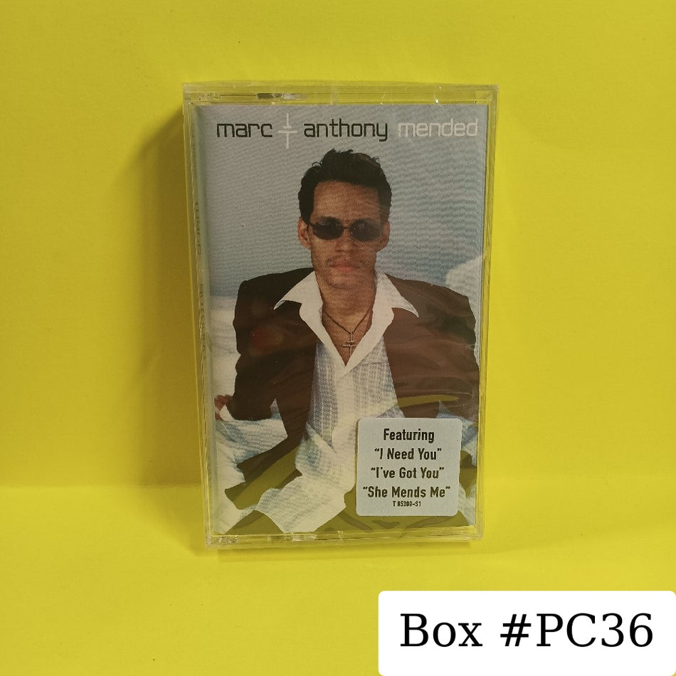Marc Anthony - Mended - 2002 - CT 85300 - New - Sealed - Cassettes