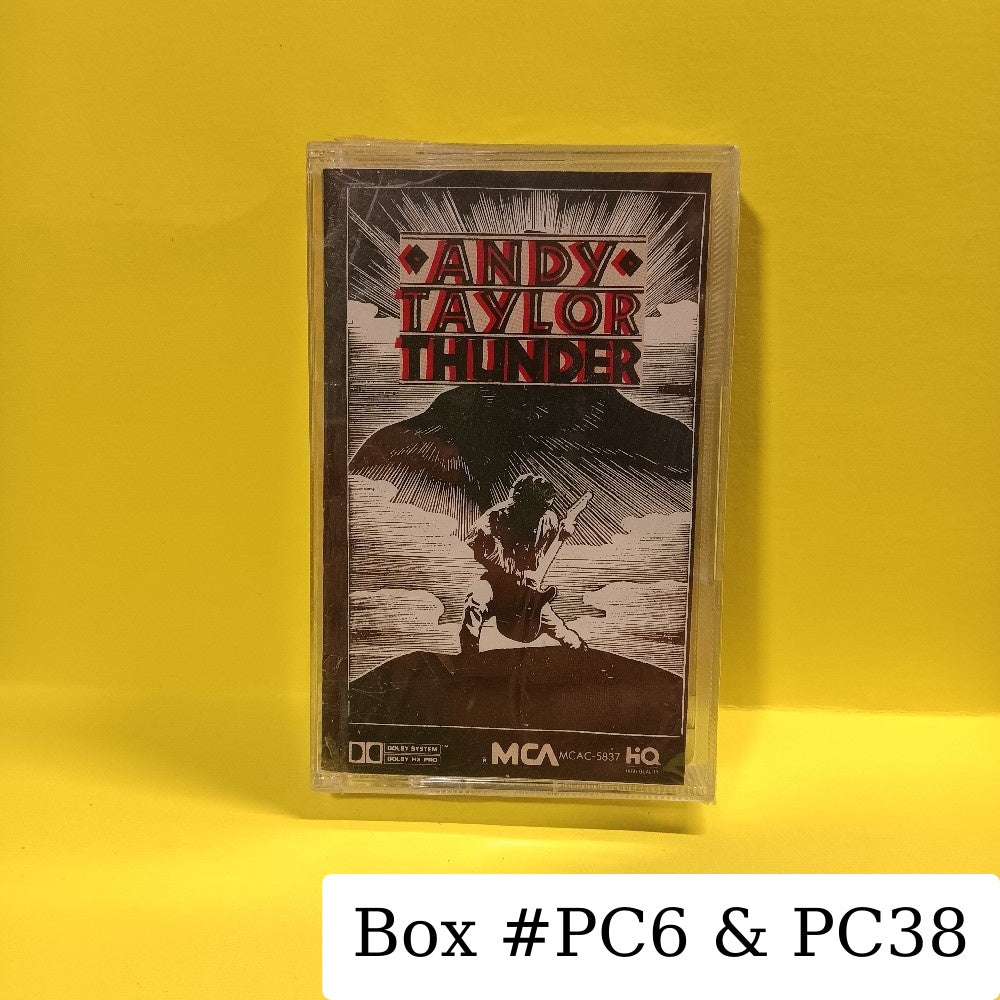 Andy Taylor - Thunder - 1987 - MCAC-5837 - New - Sealed - Cassettes