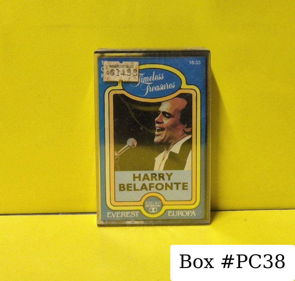 Harry Belafonte - 16 Original Hits - 1986 - 16-33 - New - Sealed - Cassettes - Italy Import