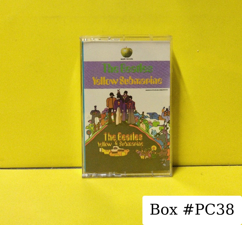 The Beatles - Yellow Submarine - 1992 - C4-46445 - Used - EX - Cassettes - Reissue - XDR - Clear Tape Shell - Apple On Cover