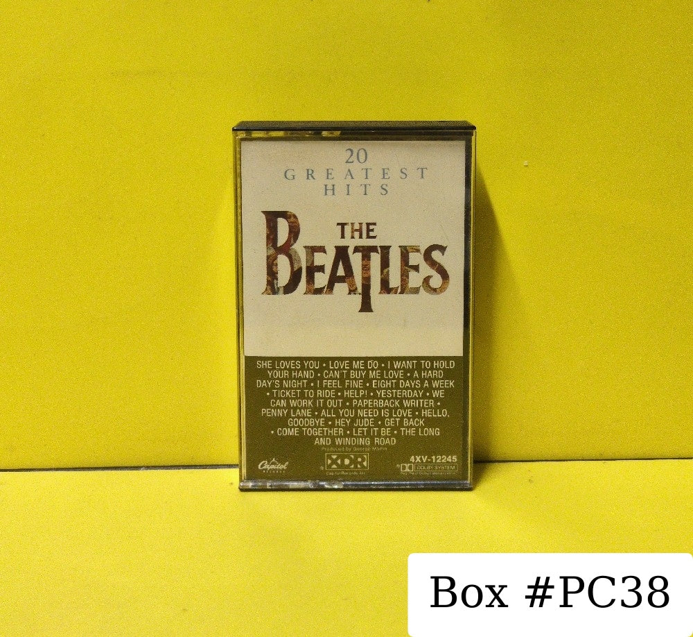 The Beatles - 20 Greatest Hits - 1982 - 4XV-12245 - Used - EX - Cassettes - White Tape Shell