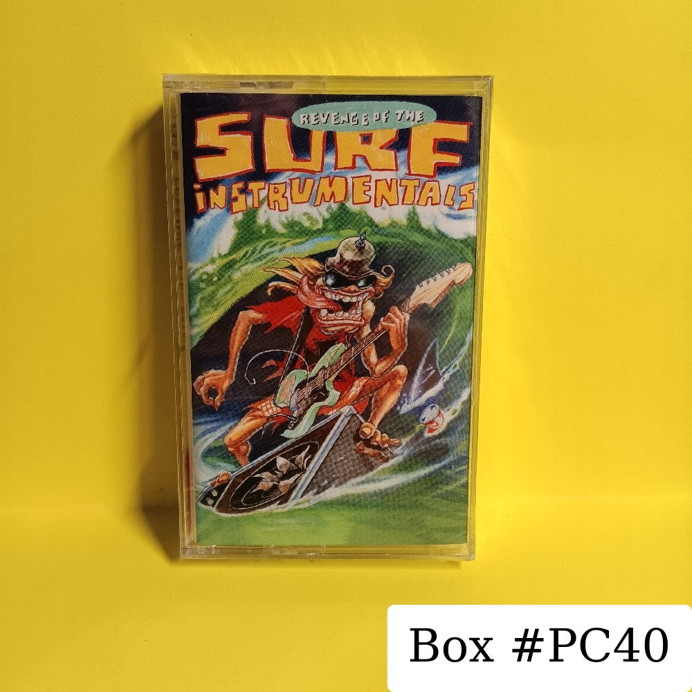 Various - Revenge Of The Surf Instrumentals - 1995 - New - Sealed - Cassettes