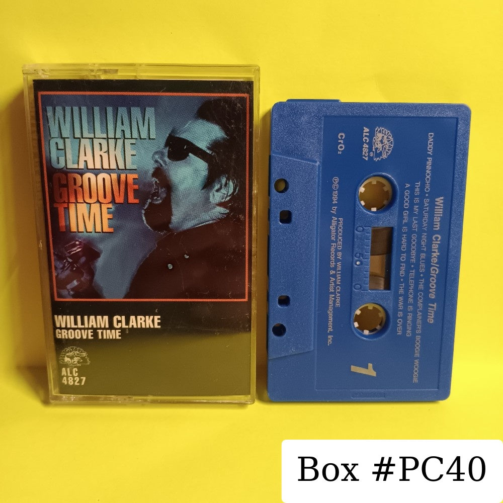 William Clarke - Groove Time - 1994 - ALC 4827 - Used - EX - Cassettes
