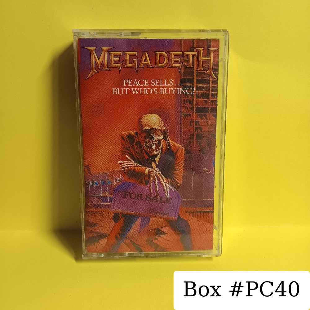 Megadeth - Peace Sells ... But Who's Buying CLUB - 4XT-512526 - Used - EX - Cassettes