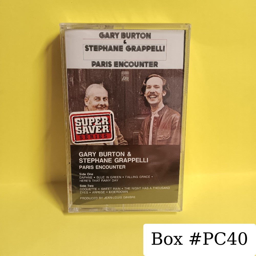 Gary Burton & Stéphane Grappelli - Paris Encounter - 1972 - CS 1597 - New - Sealed - Cassettes