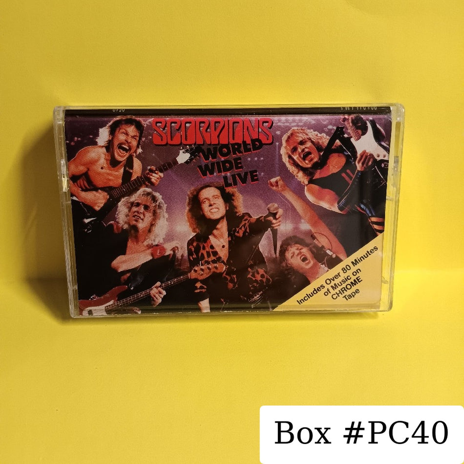 Scorpions - World Wide Live - 1985 - 824 344-4 M-1 - Used - EX - Cassettes
