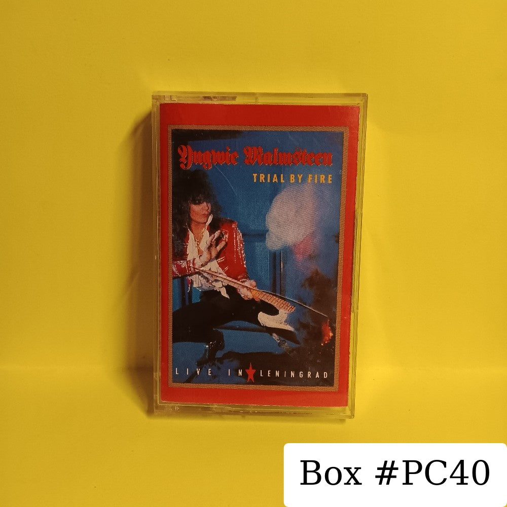 Yngwie Malmsteen - Trial By Fire/Live In Leningrad - 1989 - 839 726-4 - Used - EX - Cassettes