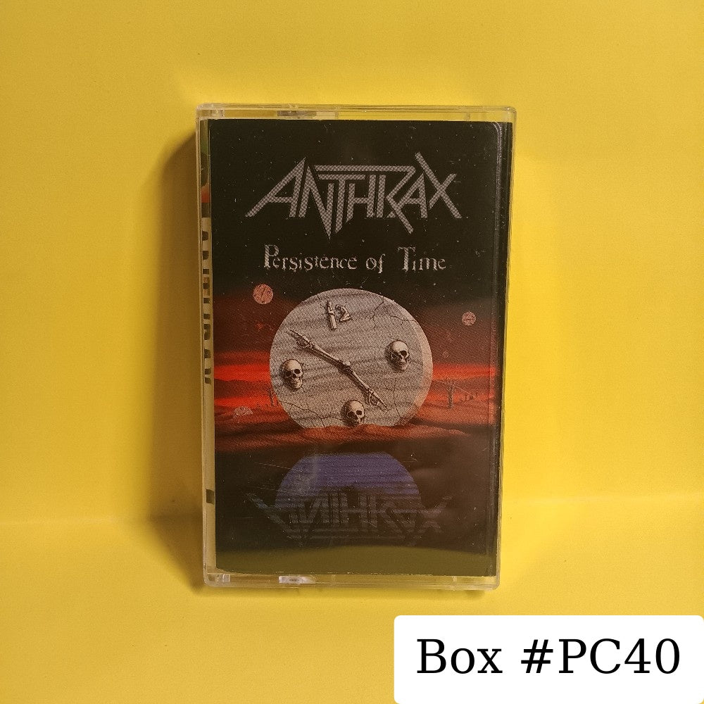 Anthrax - Persistence Of Time CLUB EDITION - 1990 - I4 46480 - Used - EX - Cassettes